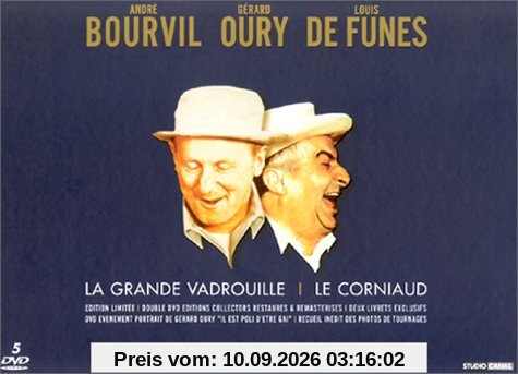Coffret Gérard Oury : La Grande Vadrouille / Le Corniaud - Édition 5 DVD [FR IMPORT]