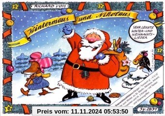 Wintermaus und Nikolaus: Sehr leichte Winter-und Weihnachtslieder für Sopranblockflötenanfänger ( Tonraum g' - h' bis c'