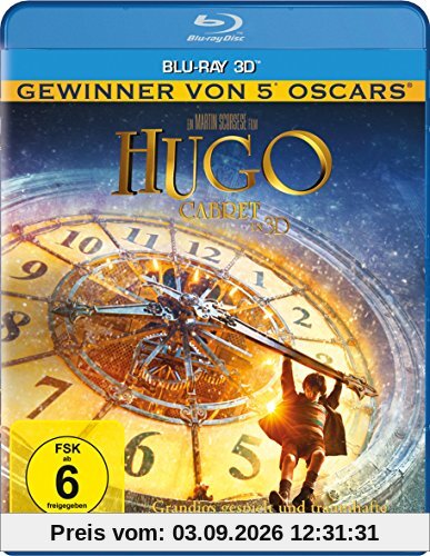 Hugo Cabret 3D [3D Blu-ray]