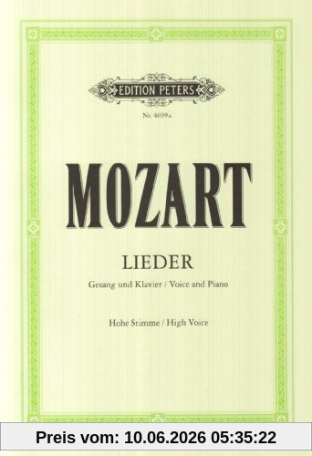 [50] Ausgewählte Lieder: für Hohe Singstimme und Klavier