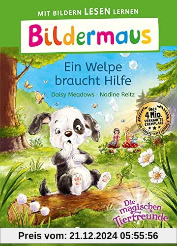 Bildermaus - Ein Welpe braucht Hilfe: Mit Bildern lesen lernen - Ideal für die Vorschule und Leseanfänger ab 5 Jahren - 