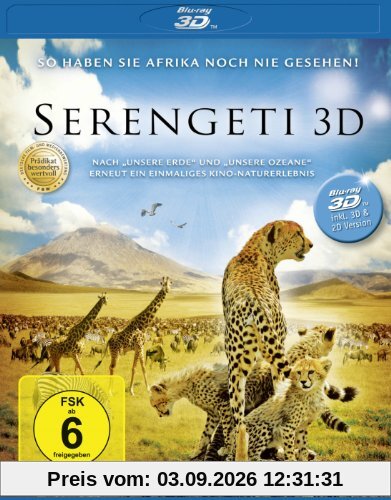 Serengeti (inkl. 2D Version) [3D Blu-ray]