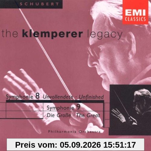 The Klemperer Legacy. Schubert: Sinfonien 8 & 9