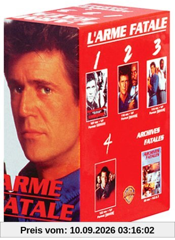 Coffret L'Arme fatale 5 VHS : L'Arme fatale 1,2,3,4 et Archives fatales