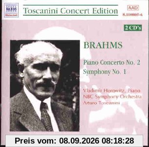 Toscanini Concert Edition: Brahms Piano Concert No. 2 / Symphony No. 1 (Aufnahme Carnegie Hall New York 06.05.1940)