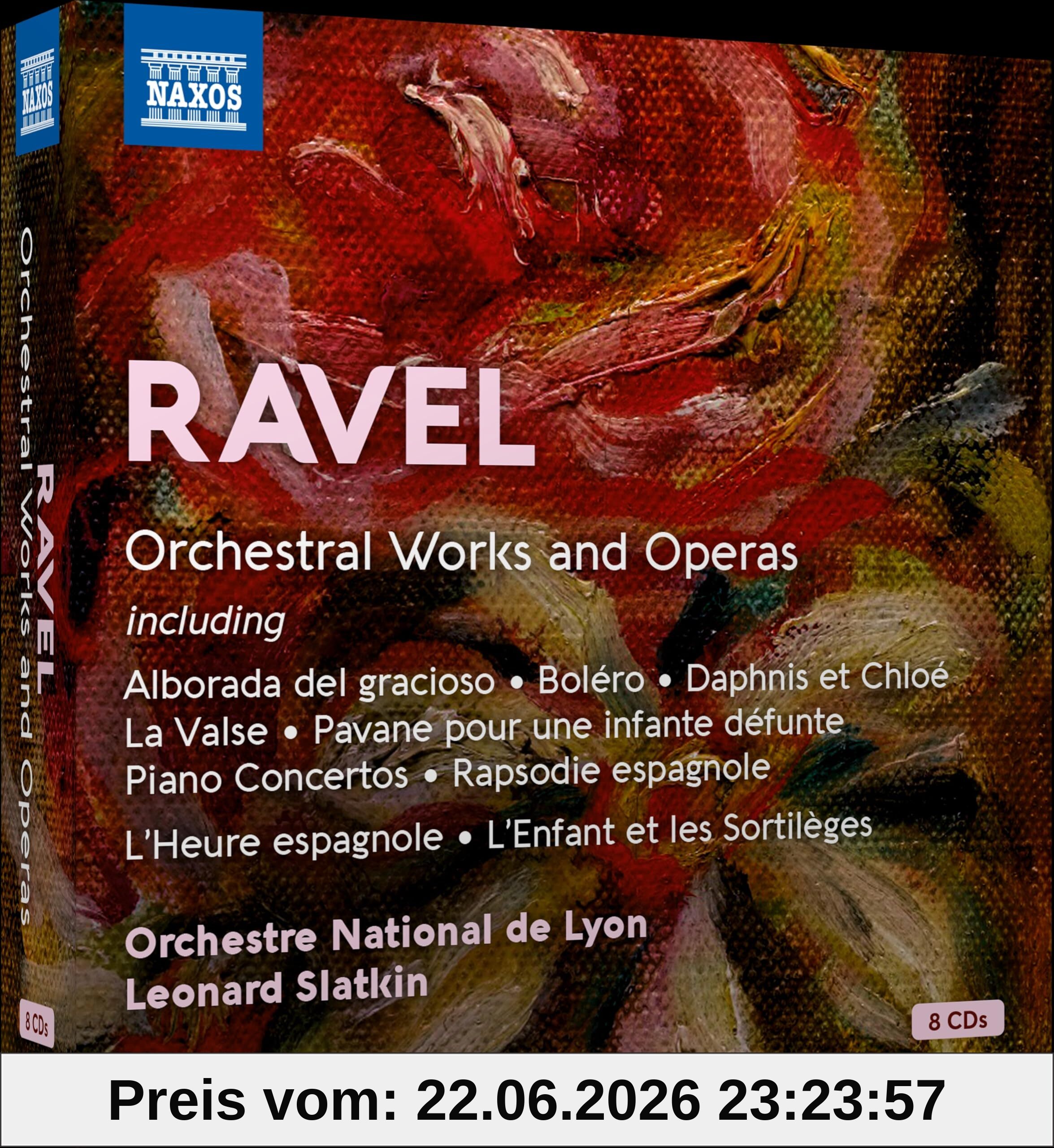Leonard Slatkin Ravel, Orchesterwerke Und Opern