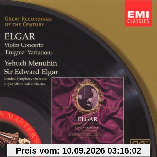 Great Recordings Of The Century - Elgar (Violinkonzert / Enigma)