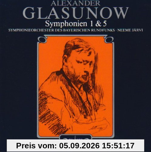 Glasunow Sinfonie 1 und 5 Jaervi