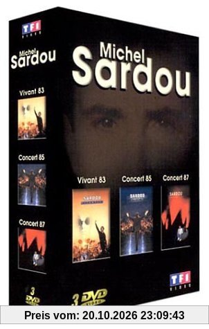 Coffret Michel Sardou 3 DVD - Vol.1 : Vivant 83 / Concert 85 / Concert 87 [FR Import]