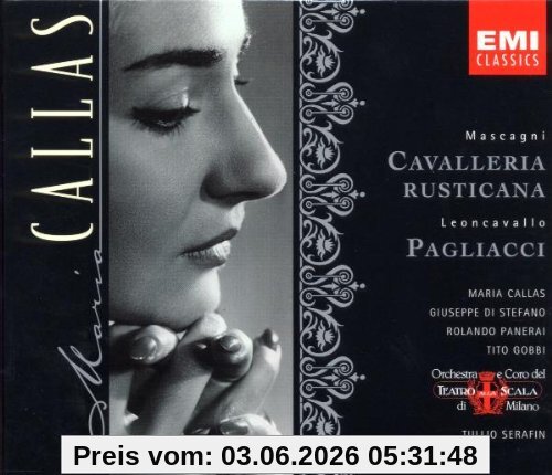 Callas Leoncavallo, Cavalleria Rusticana (Gesamtaufnahme) (Aufnahme Mailand 1954)