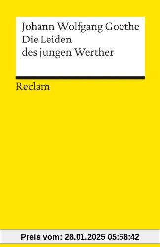 Die Leiden des jungen Werther.