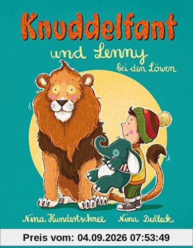 Knuddelfant und Lenny bei den Löwen