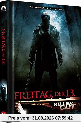 Freitag, der 13. - Killer Cut - Collector's Edition - Mediabook (Cover B) (Killer Cut Aufkleber auf Folie) [Blu-ray]
