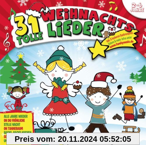 31 tolle Weihnachtslieder