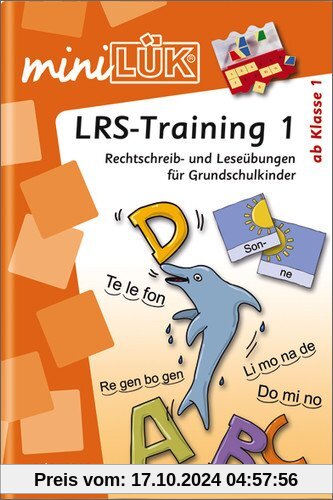 miniLÜK: LRS - Training 1: Rechtschreib- und Leseübungen für Grundschulkinder