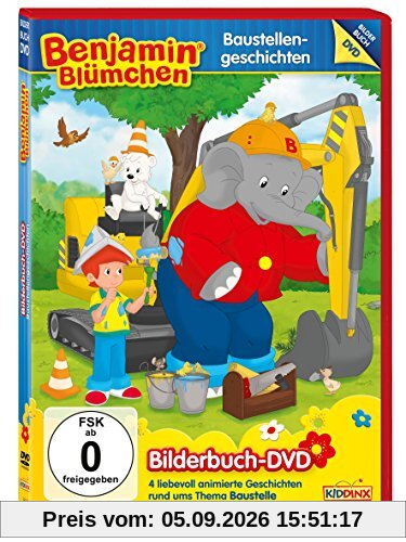 Benjamin Blümchen - Baustellengeschichten / Bilderbuch-DVD
