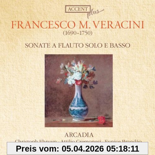 Veracini: Sonate a flauto solo e basso Nr. 1-6