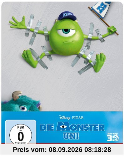 Die Monster Uni (Steelbook) (Bonus-Disc + Blu-ray 2D) [Blu-ray 3D]