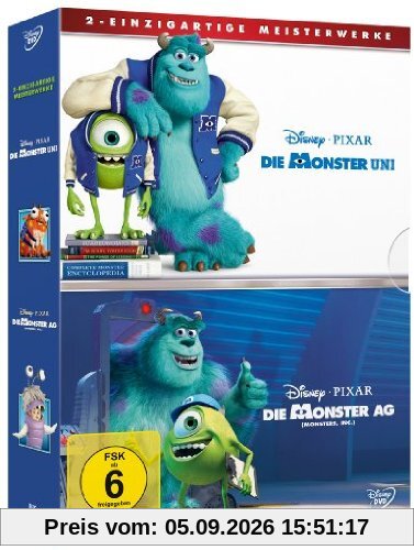 Die Monster Uni / Die Monster AG [2 DVDs]
