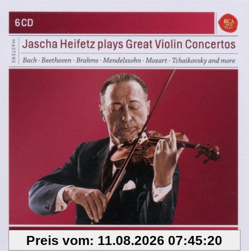 Jascha Heifetz Plays Great Violin Concertos