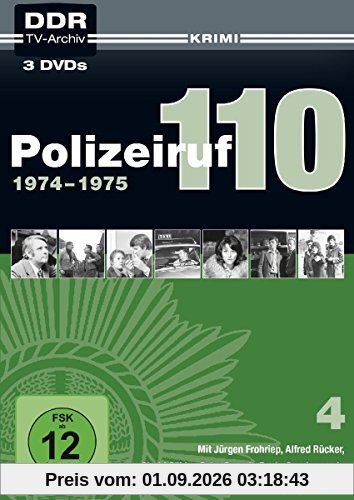 Polizeiruf 110 - Box 4: 1974-1975 (DDR TV-Archiv) [3 DVDs in Softbox]