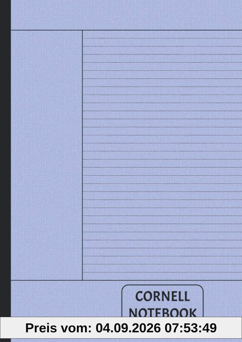 Cornell Notebook: A4 Cornell Note-Taking System Paper For High School, College, University Students