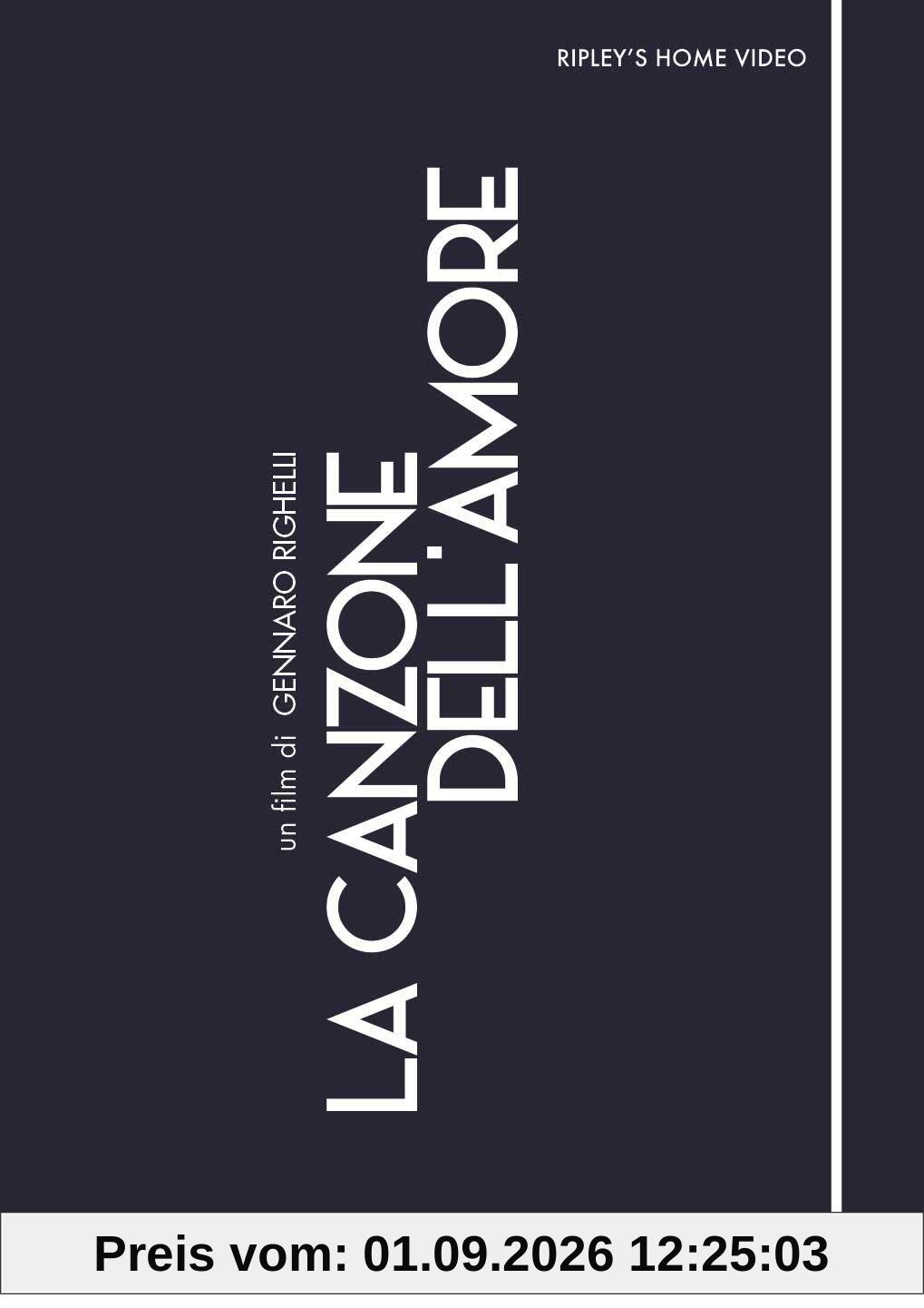 Dvd - Canzone Dell'Amore (La) (1 DVD)