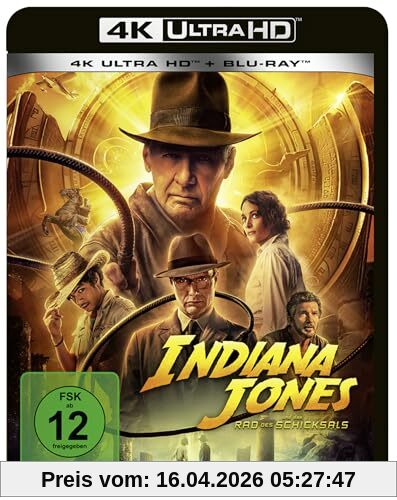 Indiana Jones und das Rad des Schicksals (4K Ultra HD) (+ Blu-ray)