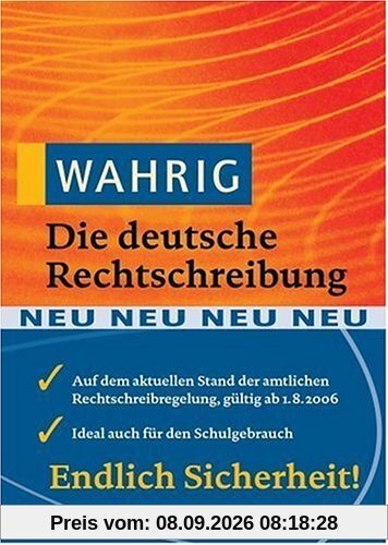 Wahrig Die deutsche Rechtschreibung