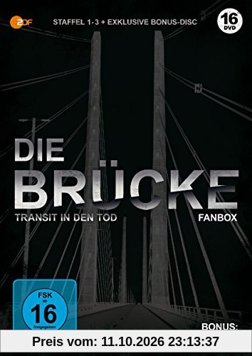 Die Brücke - Transit in den Tod - limitierte Fanbox (Staffel 1-3 + Bonus-DVD) (exklusiv bei Amazon.de)