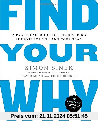 Find Your Why: A Practical Guide for Discovering Purpose for You and Your Team