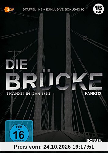 Die Brücke - Transit in den Tod - limitierte Fanbox (Staffel 1-3 + Bonus-Disc) (exklusiv bei Amazon.de) [Blu-ray]