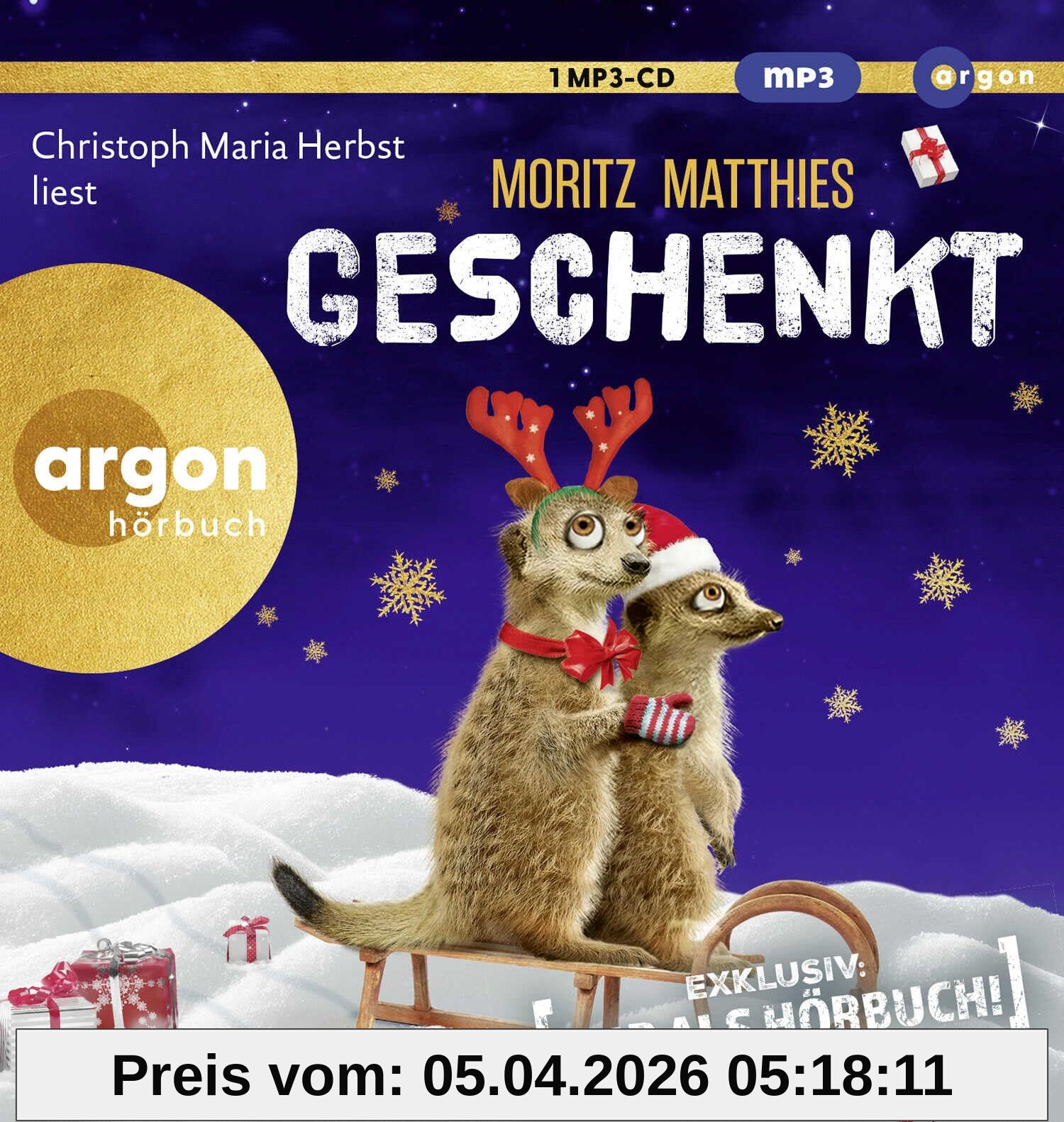 Geschenkt: Nur als Hörbuch erhältlich: das Prequel zur Bestseller-Serie »Erdmännchen-Krimis«