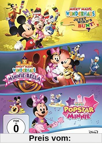 Micky Maus Wunderhaus - Jetzt wird's bunt/Minnie-Rella/Popstar Minnie (Dreierpack) [3 DVDs]