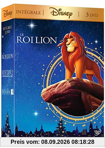 Coffret le roi lion 3 films : le roi lion ; l'honneur de la tribu ; hakuna matata [FR Import]