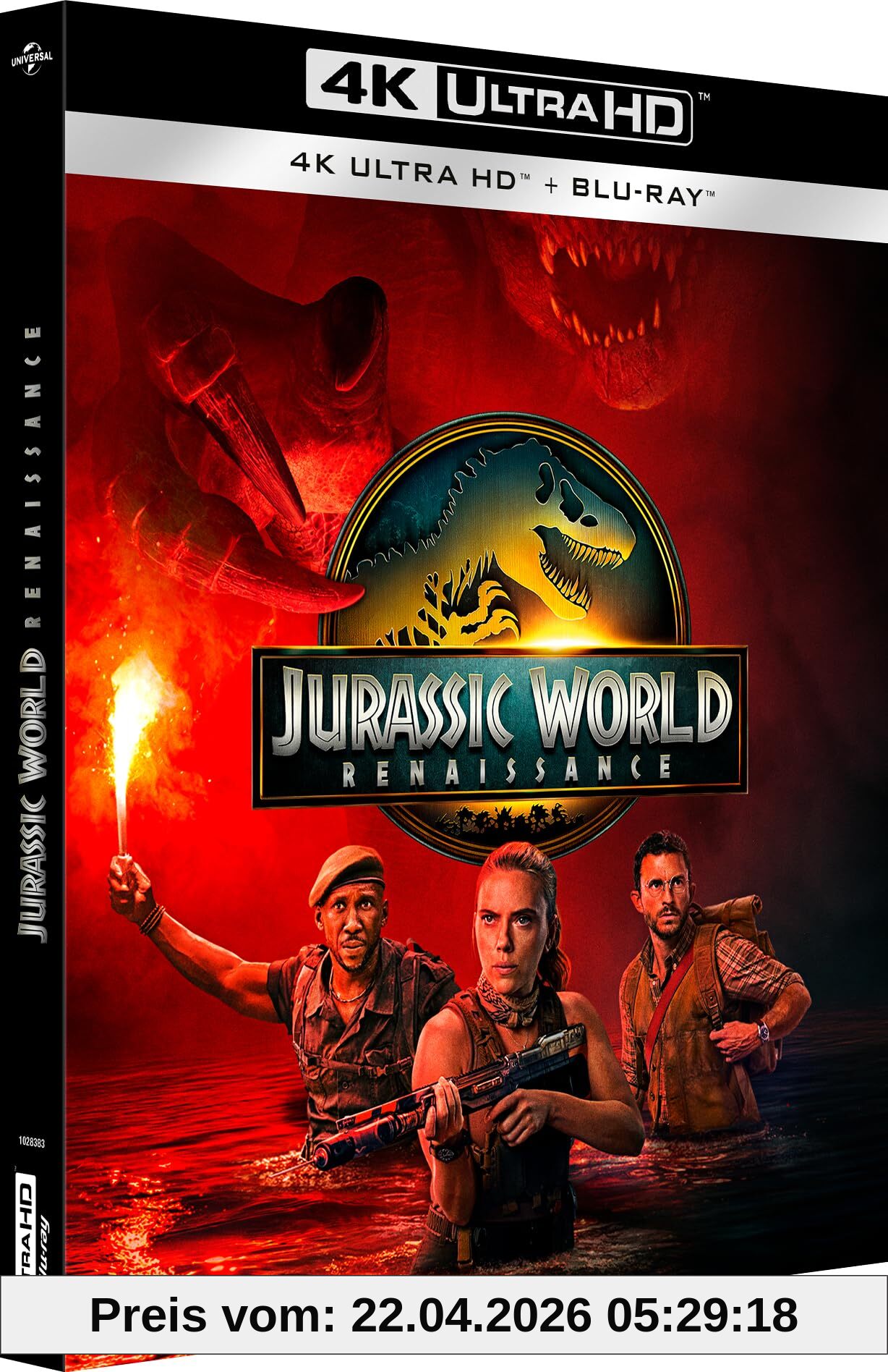 Jurassic World : Renaissance [4K Ultra HD + Blu-Ray] [HD DVD]