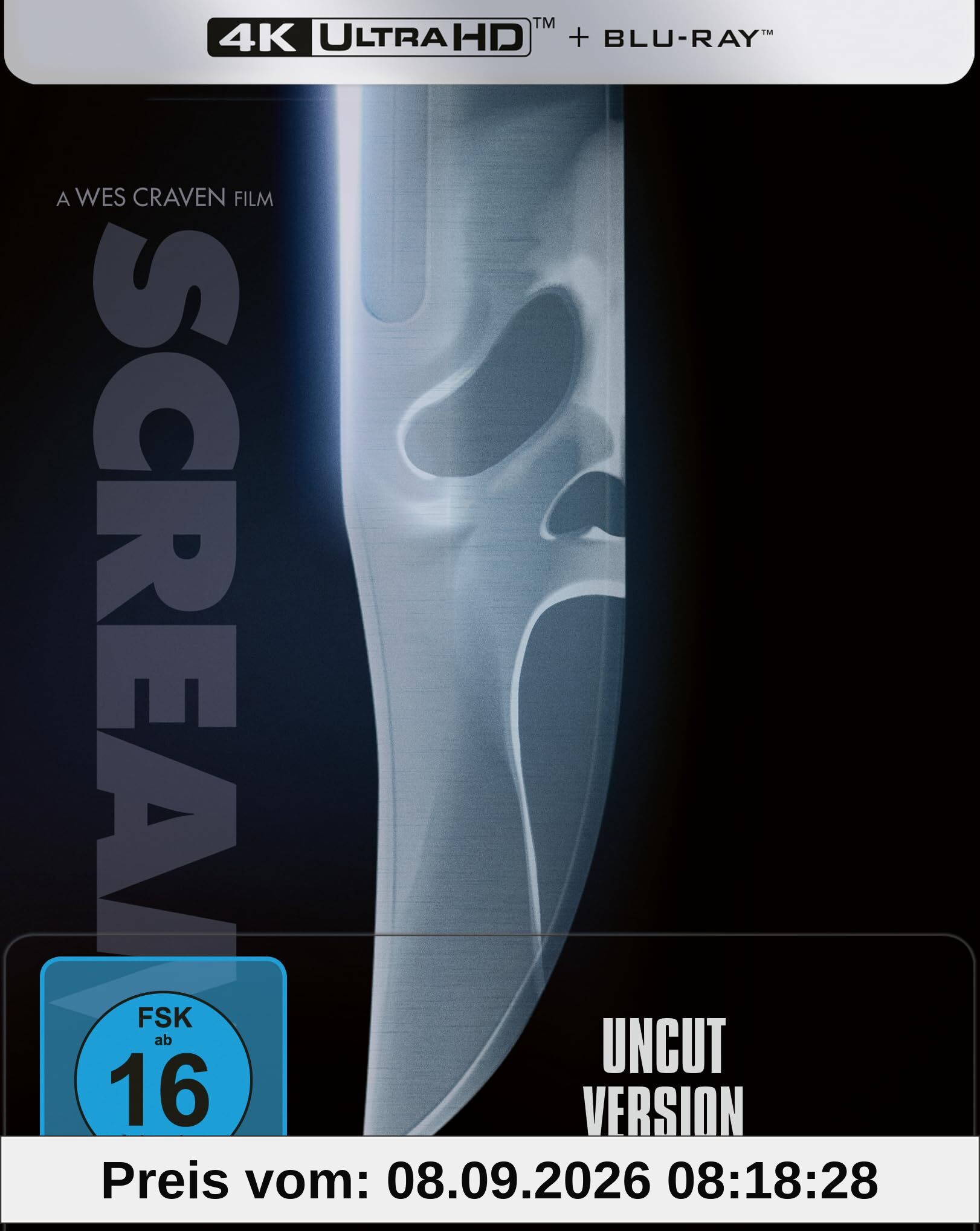 Scream - Schrei! Lim. Steelbook (4K Ultra-HD) (+Blu-ray)