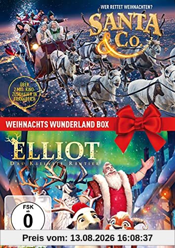 Weihnachts Wunderland Box: Santa & Co. / Elliot - Das kleinste Rentier [2 DVDs]