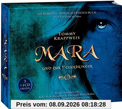 Mara und der Feuerbringer - Todesmal: Die Hörspiel-Box zum 2. Buch - mit Lilian Prent als Mara - von Tommy Krappweis (Mit den Stimmen von Rufus Beck, Christoph Maria Herbst, Gronkh, Pandorya uvm.)