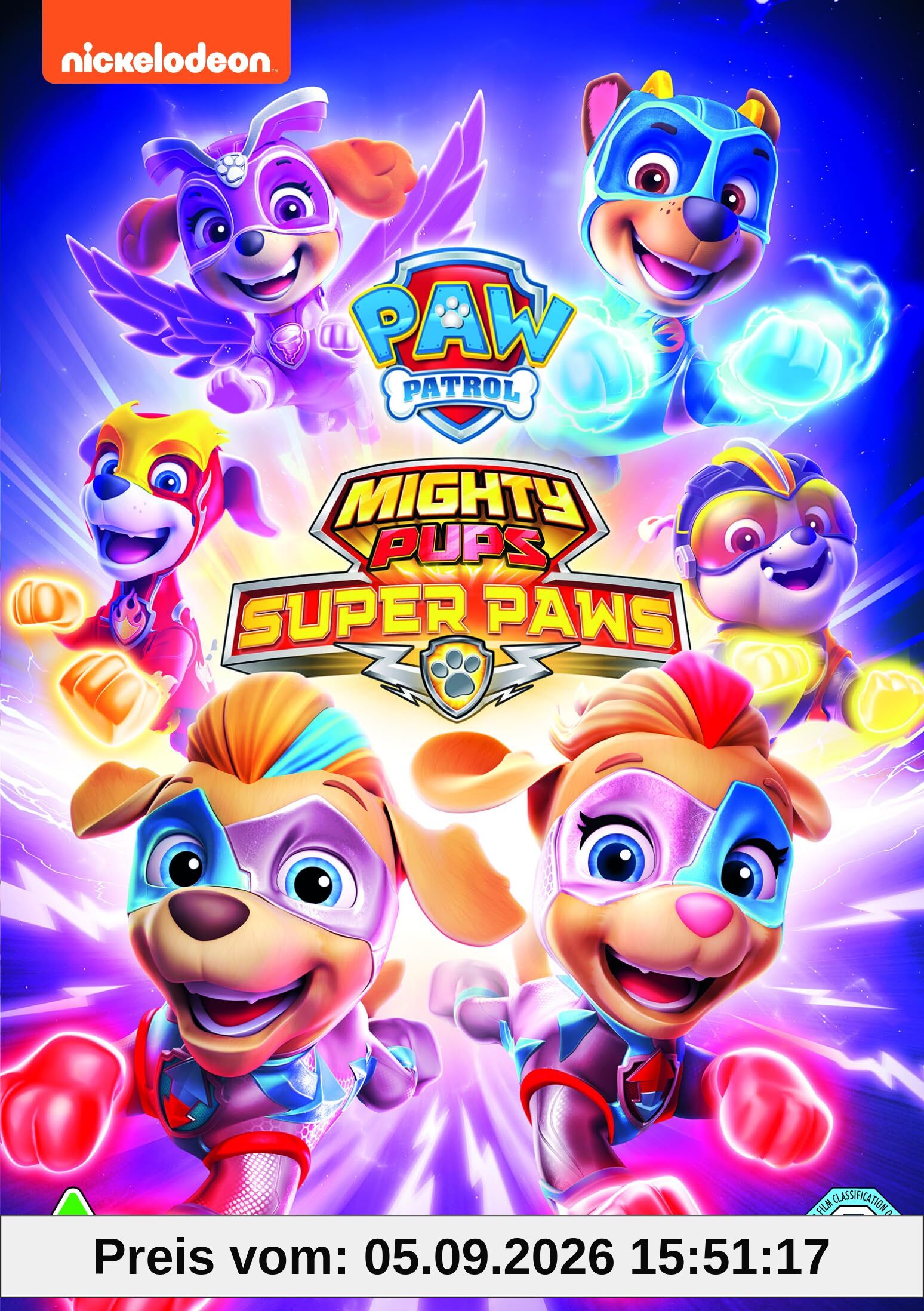 PAW Patrol: Mighty Pups: Super PAWs [DVD] [2020]