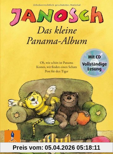 Das kleine Panama-Album: Der kleine Bär und der kleine Tiger und ihre Abenteuer. Mit Hör-CD, vollständige Lesung (Gulliver)