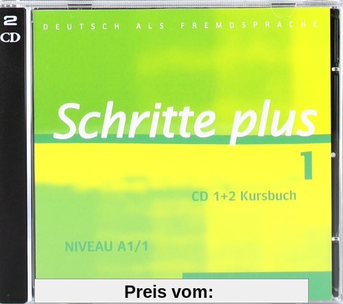 Schritte plus 1: Deutsch als Fremdsprache / 2 Audio-CDs zum Kursbuch