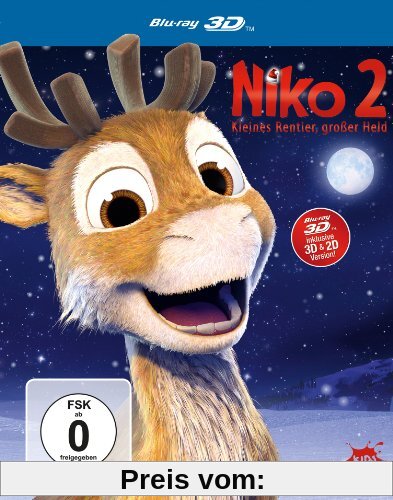 Niko 2 - Kleines Rentier, großer Held  (inkl. 2D-Version) [3D Blu-ray]