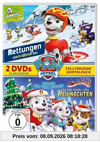 Paw Patrol: Die Paw Patrol rettet Weihnachten & Rettungen im Winter (DVD)