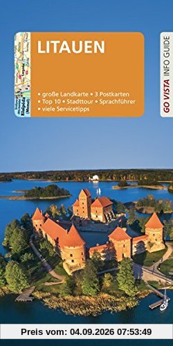GO VISTA: Reiseführer Litauen: Mit Faltkarte und 3 Postkarten