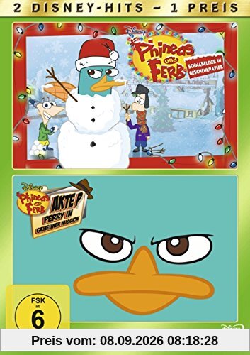 Phineas und Ferb - Schnabeltier in Geschenkpapier / Akte P: Perry in geheimer Mission [2 DVDs]