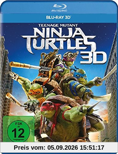 Teenage Mutant Ninja Turtles [3D Blu-ray]