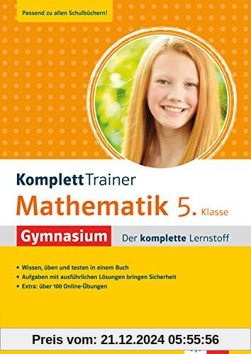 KomplettTrainer Mathematik 5. Klasse Gymnasium - der komplette Lernstoff mit über 100 Online Mathe Übungen