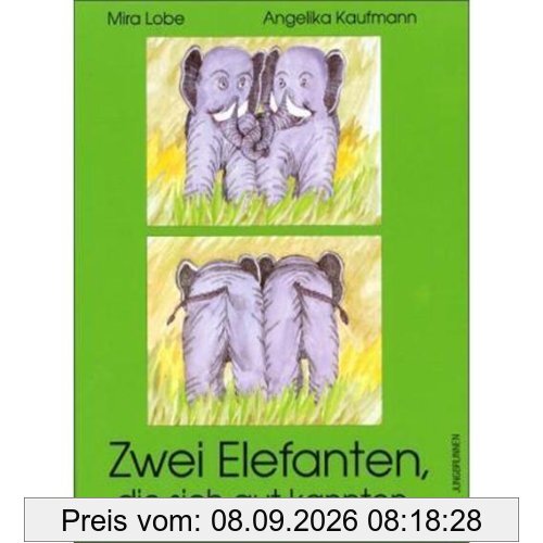 Zwei Elefanten, die sich gut kannten