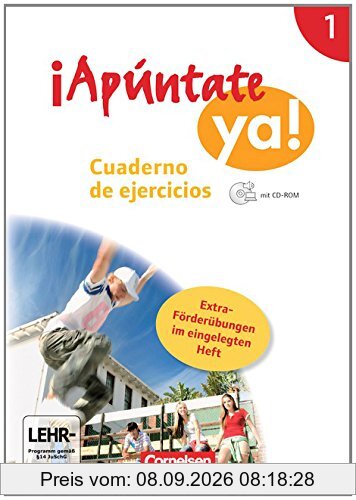 ¡Apúntate! - ¡Apúntate ya! - Mittlere Schulformen: Band 1 - Arbeitsheft mit CD-ROM und eingelegtem Förderheft